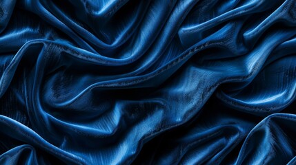 Obraz premium Luxurious Deep Blue Velvet Texture Background