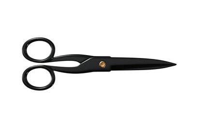 a pair of scissors with a black background