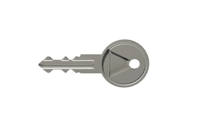 a key with a hole in the middle of it