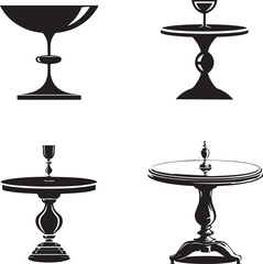 candlestick on a white background