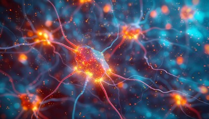 Obraz premium The human brain is the most complex organ in the human body