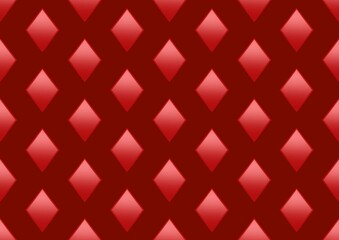 The suit of the card. Playing cards. The suit is diamonds. Card game. Excitement. The pattern is diamonds