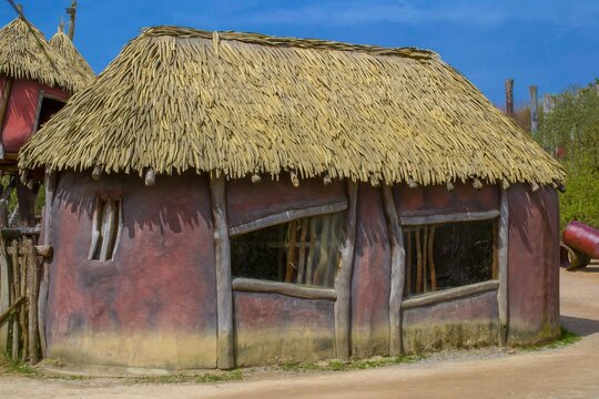 The Flintstones' cabin. Summer. Germany.