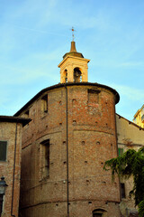 Fototapeta premium the historic center of Tortona Alessandria Italy