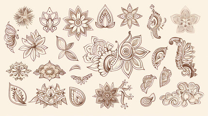 Old lace seamless pattern ornamental flowers vector image