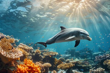 Coral Reef Dolphin Adventure