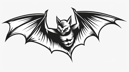 Tribal Bat Design