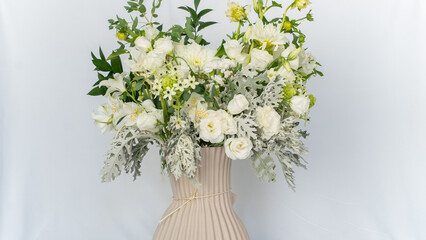Flower, Plant, Dry flower, Flower pot, white background, still, Beautiful flower