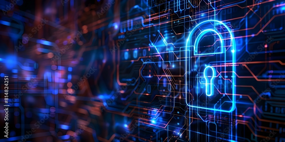 Poster expert guidance and support in cybersecurity strategies from consultants. concept cybersecurity cons