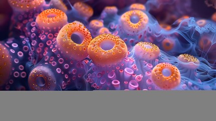 Behold the intricate patterns and vibrant hues that emerge as compounds interact in delicate equilibrium, captured in stunning detail.