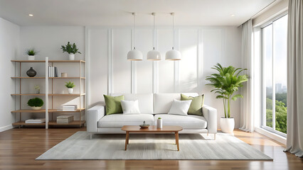 modern minimalist living room