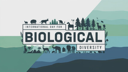 International Day for Biological Diversity, Biological Diversity, International Day for Biological Diversity poster, banner, poster, post, illustration art. International Day for, vector, banner,  
