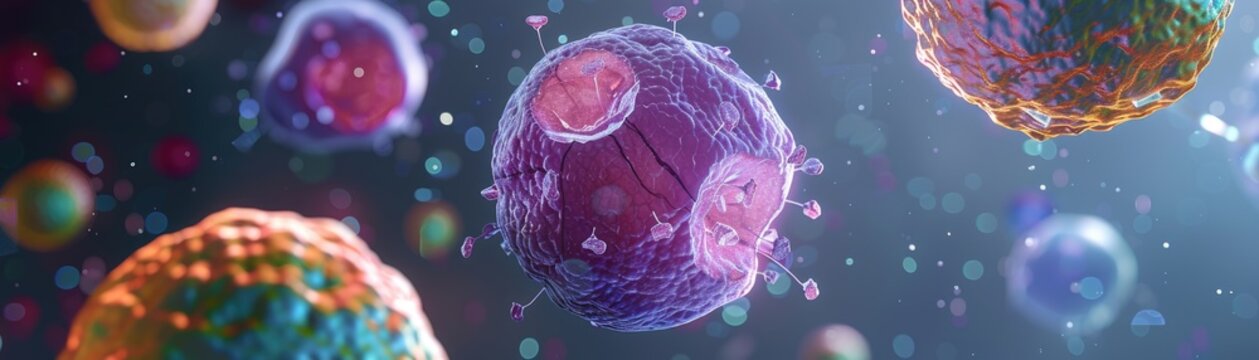 Lymphocyte Life Cycle. Life cycle of a lymphocyte, one of the primary cells of the immune system, showing its development and activation