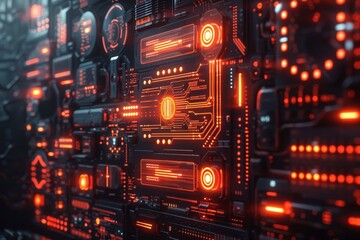 Obraz premium Future, Digital Technology, Cyber, Future Technology