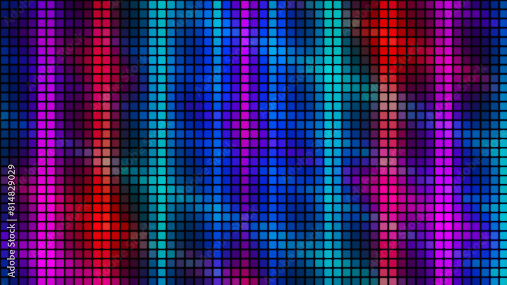 Fototapete abstract background from multi-colored squares. abstract gradient background. pixel background for w
