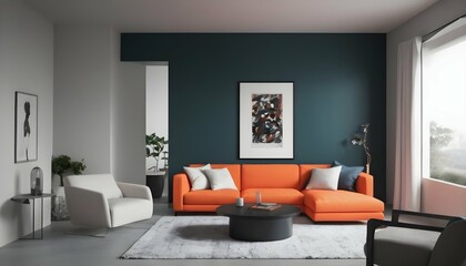 Bold color contrasts creating visual impact and dr