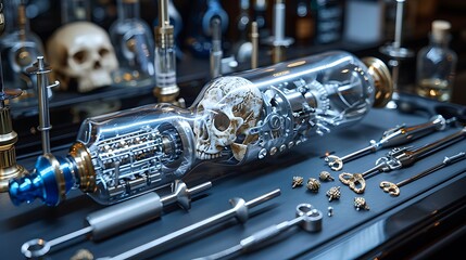 Behold the majesty of medical marvels up close, as the camera reveals the intricate details of life-saving equipment, transforming ordinary tools into objects of aesthetic wonder.