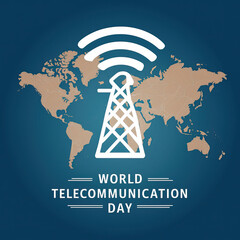 World Telecommunication Day, social media post, World Telecommunication Day poster, May 17. Vector, post. story, World Telecommunication Day Banner, Telecommunication Day, Information Society Day,