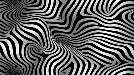 Fototapeta premium op art piece that subtly includes a cryptid in its design poster background