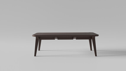 a table with a drawer on top of it