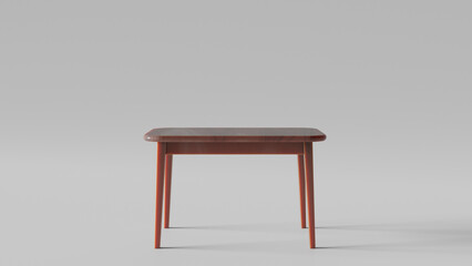 a small table with a wooden top and legs