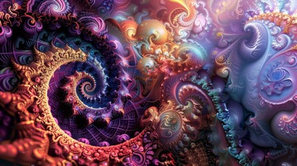 Recursive patterns creating a mesmerizing journey