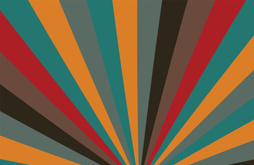 Vector illustration. Abstract, geometric, light, sunrise or sunset.