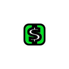 Dollar sign, Dollar Symbol icon vector