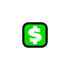 Dollar sign, Dollar Symbol icon vector