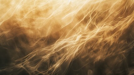 Naklejka premium Abstract desert with mysterious barren dust patterns yellowish-orange background with a lot of smoke give the impression of a chaotic, intense scene