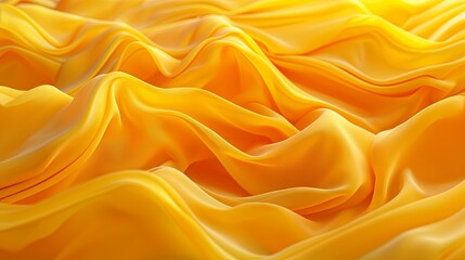 Obraz premium Abstract yellow silk or satin luxury cloth.