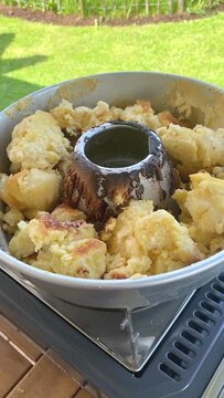 Kaiserschmarrn aus dem Camping Backofen