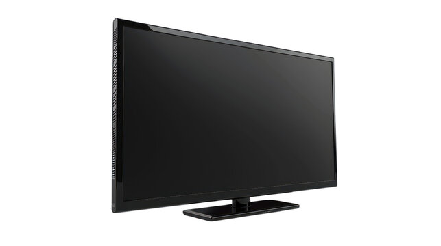 recommend clip art: Black LED tv television screen blank isolated on transparent and white background.PNG image.