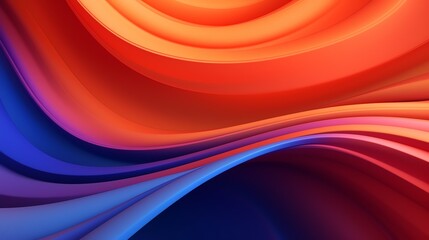 Create a 3D rendering of a colorful abstract background with vibrant red, orange, yellow, green, blue, and purple colors