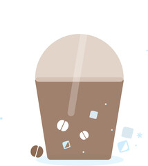 ice coffee icon
