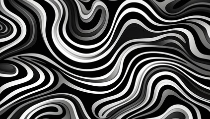 Abstract liquid backdrop with optional black and white hues