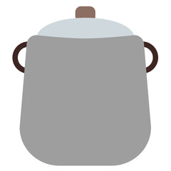 Pot Icon in Flat Style