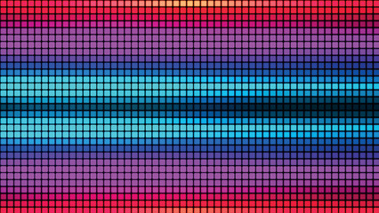 Abstract background from multi-colored squares. Abstract gradient background. Pixel background for web design. Small squares of computer mosaic. Vector illustration