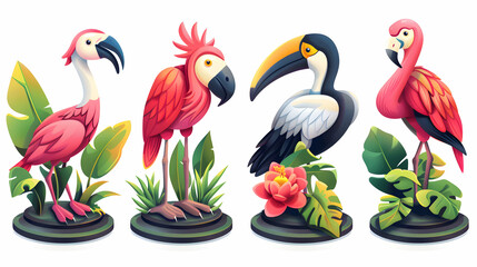 Exotic Colombian Bird Tiles: Celebrating Biodiversity at the Festival