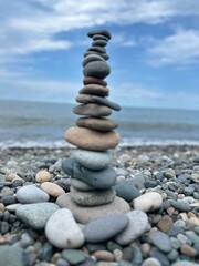 beach, shore, pebble, sea, texture, stone, shingle, pebbles, backgroun