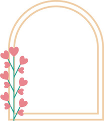 Frame Flower Border Illustration