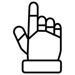 Obraz premium robot hand Icon