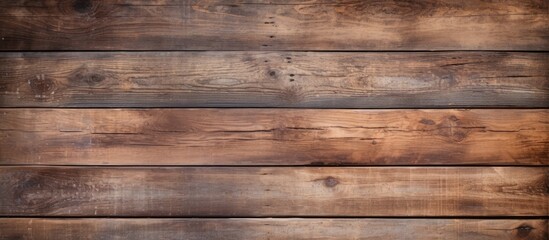 Naklejka premium An aged wooden wall displaying a close up of vintage planks The background is composed of weathered panels showcasing its natural texture Copy space image