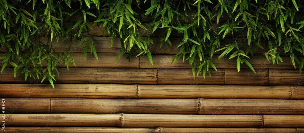 Aufkleber a background with bamboo texture allowing room for design depicting the concept of a background. cop