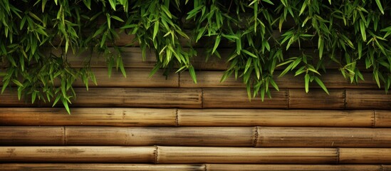A background with bamboo texture allowing room for design depicting the concept of a background. Copyspace image