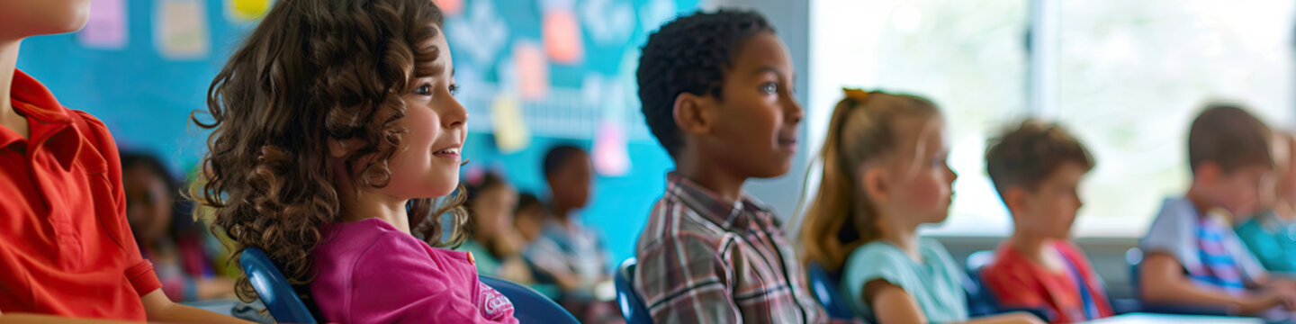 Inclusive Education: Showcase inclusive education practices with images of diverse students learning together in classrooms or engaging in educational activities.