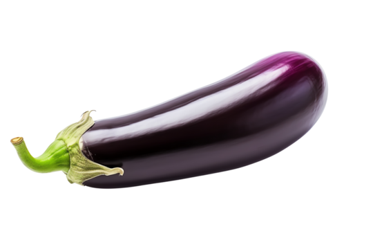 eggplants isolated on white background