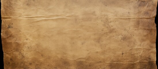 Obraz premium Aged grungy brown paper with creases and tears creating a vintage texture backdrop Perfect for collage posters or as a placard with copy space
