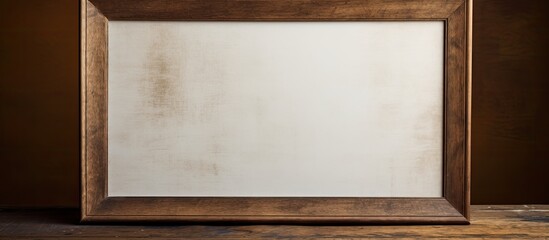 A table displaying a photo frame with empty space for an image. Copyspace image
