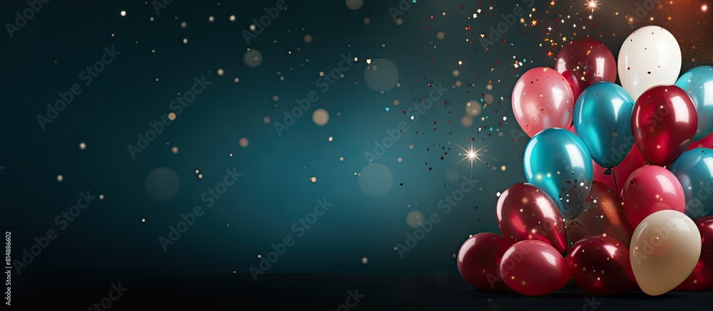 Poster a background image perfect for celebrating with plenty of space to add text or other elements. copys